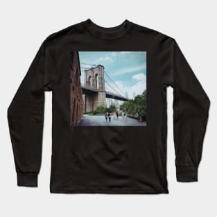 Brooklyn Bridge, DUMBO Long Sleeve T-Shirt